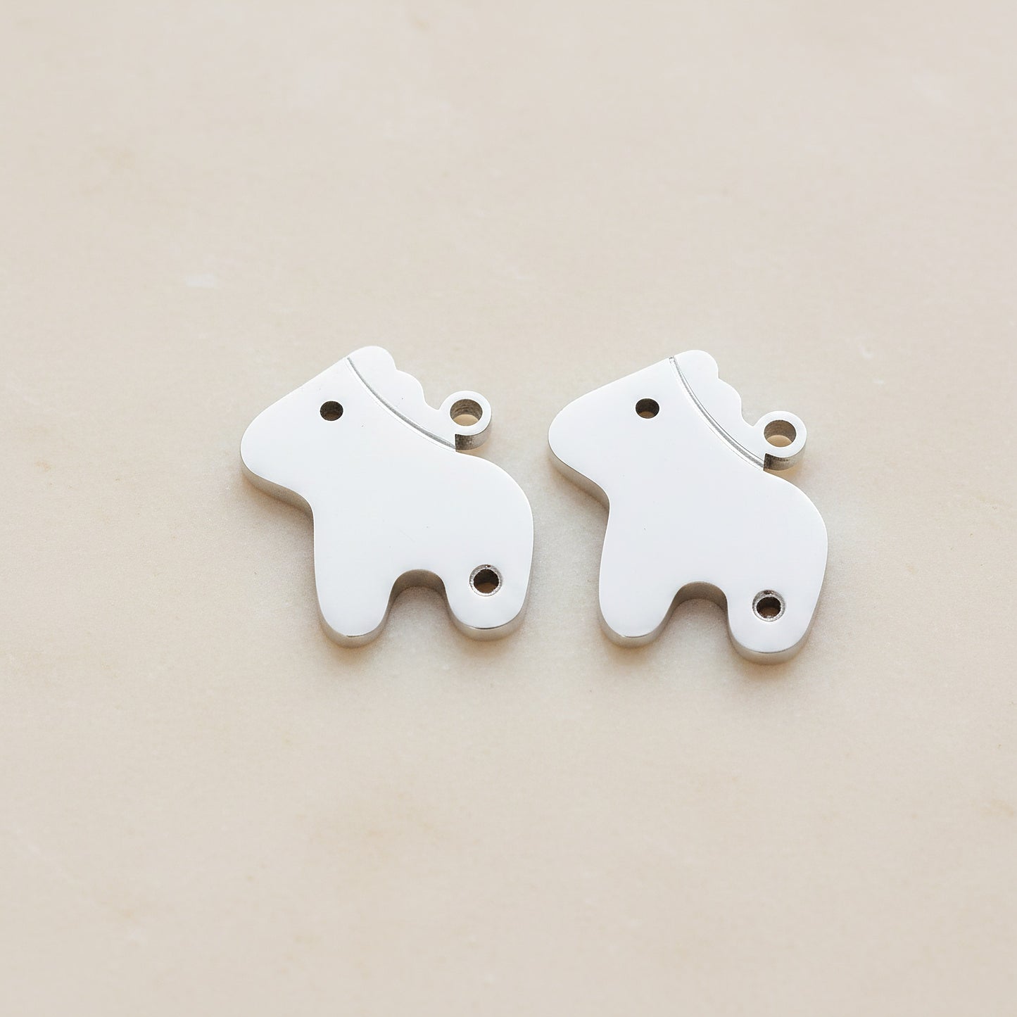 Pony Surgical Steel Pendant, 1pc (SG.384)