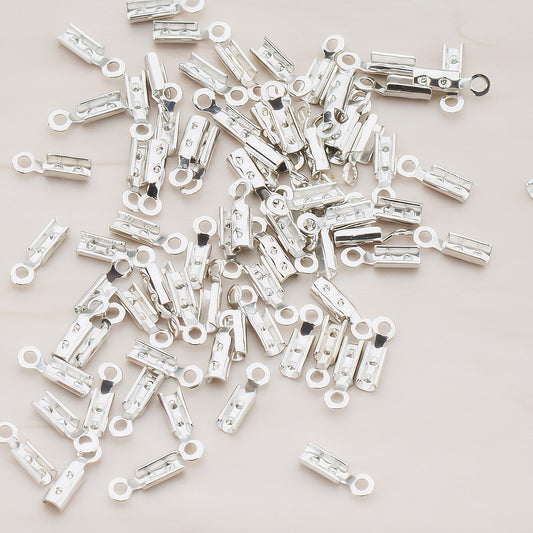 Fold-Over Cord End Crimp Tips, 30 Pc (BA.002)