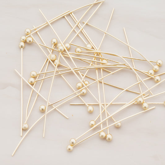 Ball Head Pin, Approx 24 Gauge, 30 Pc (BA.102)