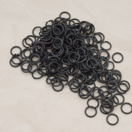 Glossy Plated Brass Open Jump Rings, 24 Gauge, 200 Pc (BA.107)