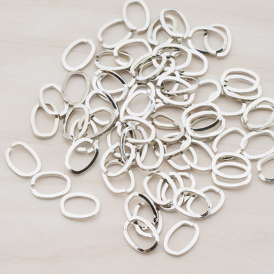 Large Oval Open Jump Rings, 20 Pc (BA.111)