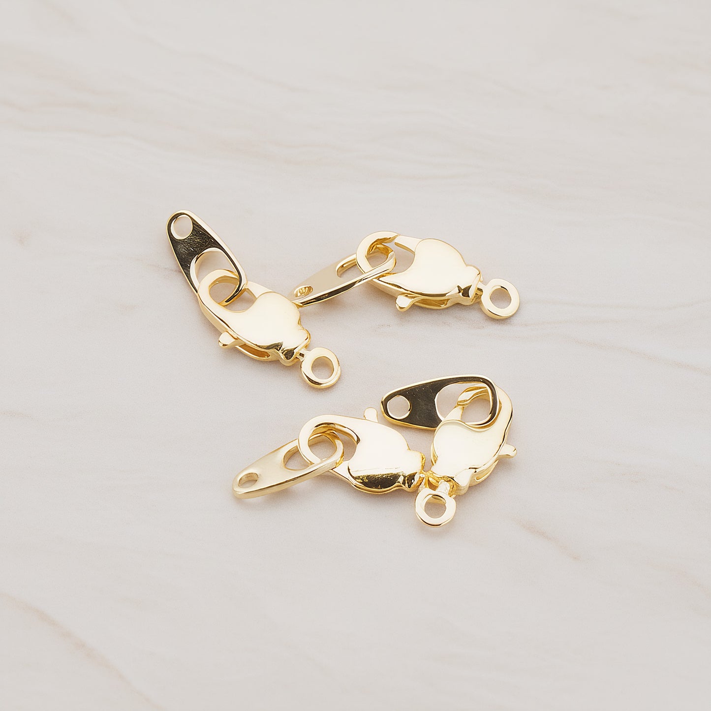 Rotating Lobster Clasp and Bar Set, 4 Pc (BA.130)