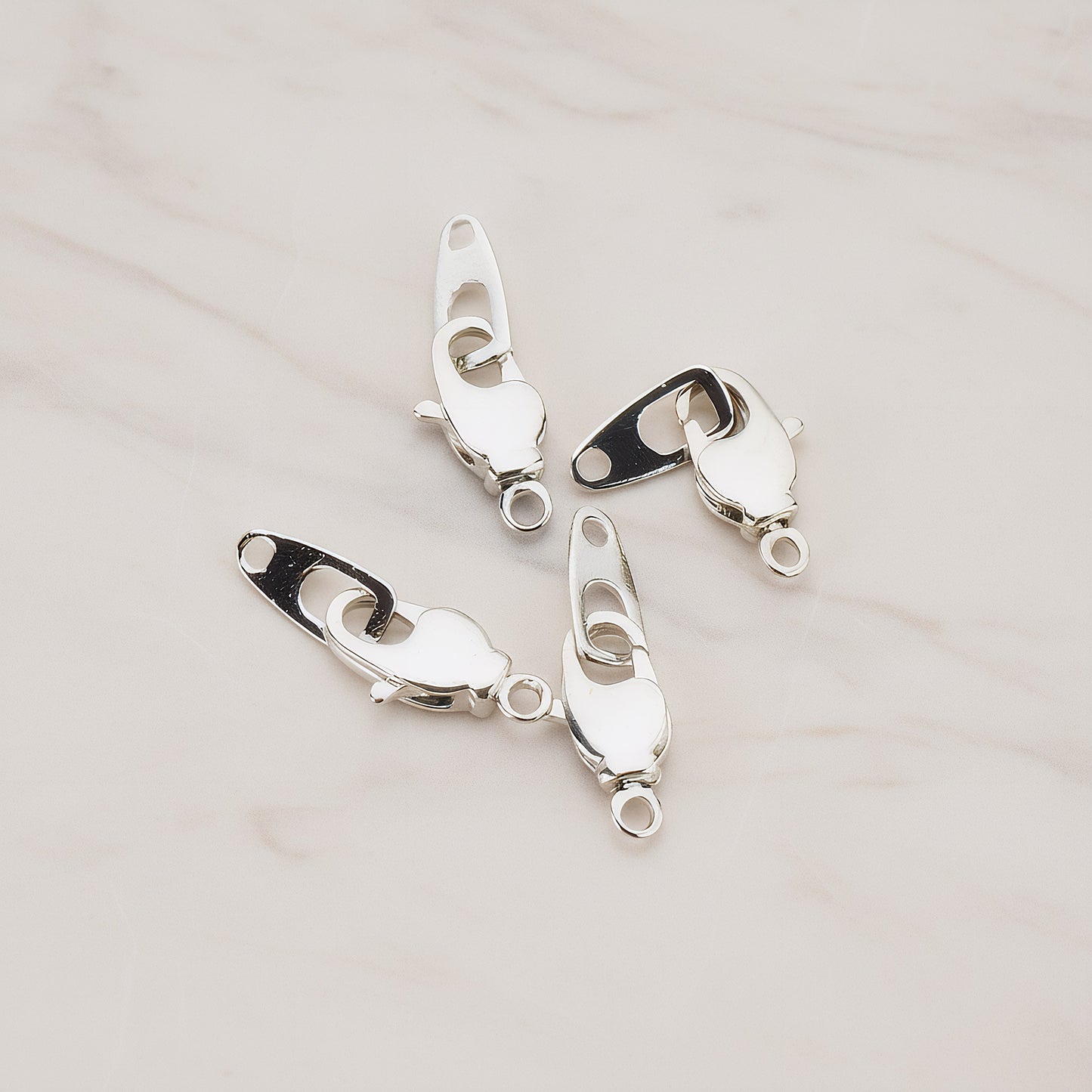 Rotating Lobster Clasp and Bar Set, 4 Pc (BA.130)