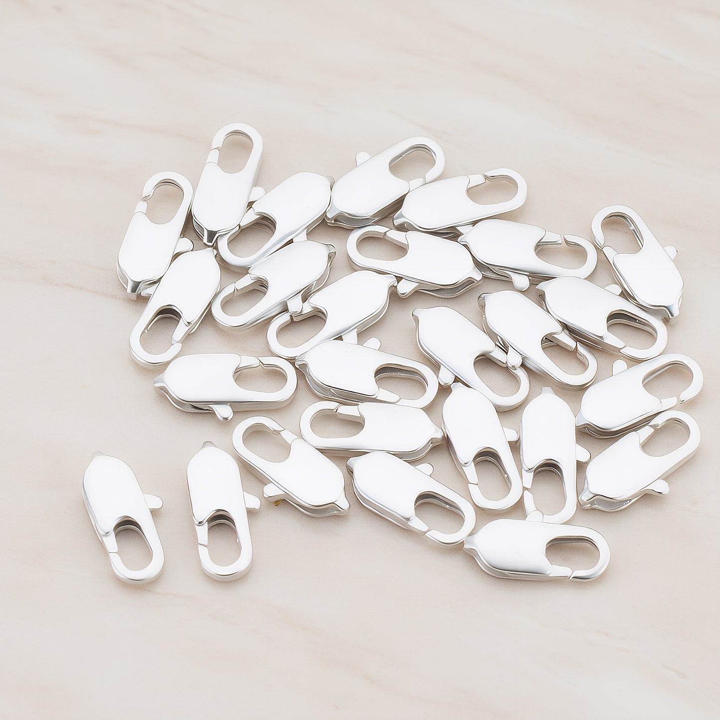 Medium Narrow Lobster Clasp, 8 Pc (BA.154)