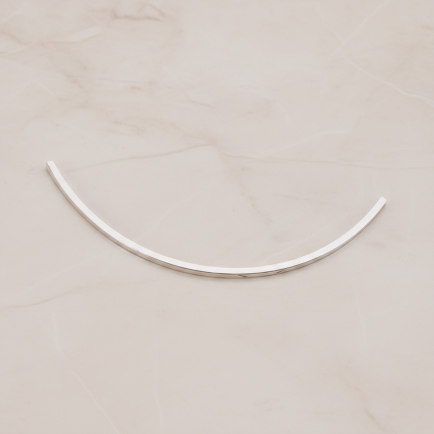 Curved Square Bar Tube Bead, 2 Pc (BA.222)