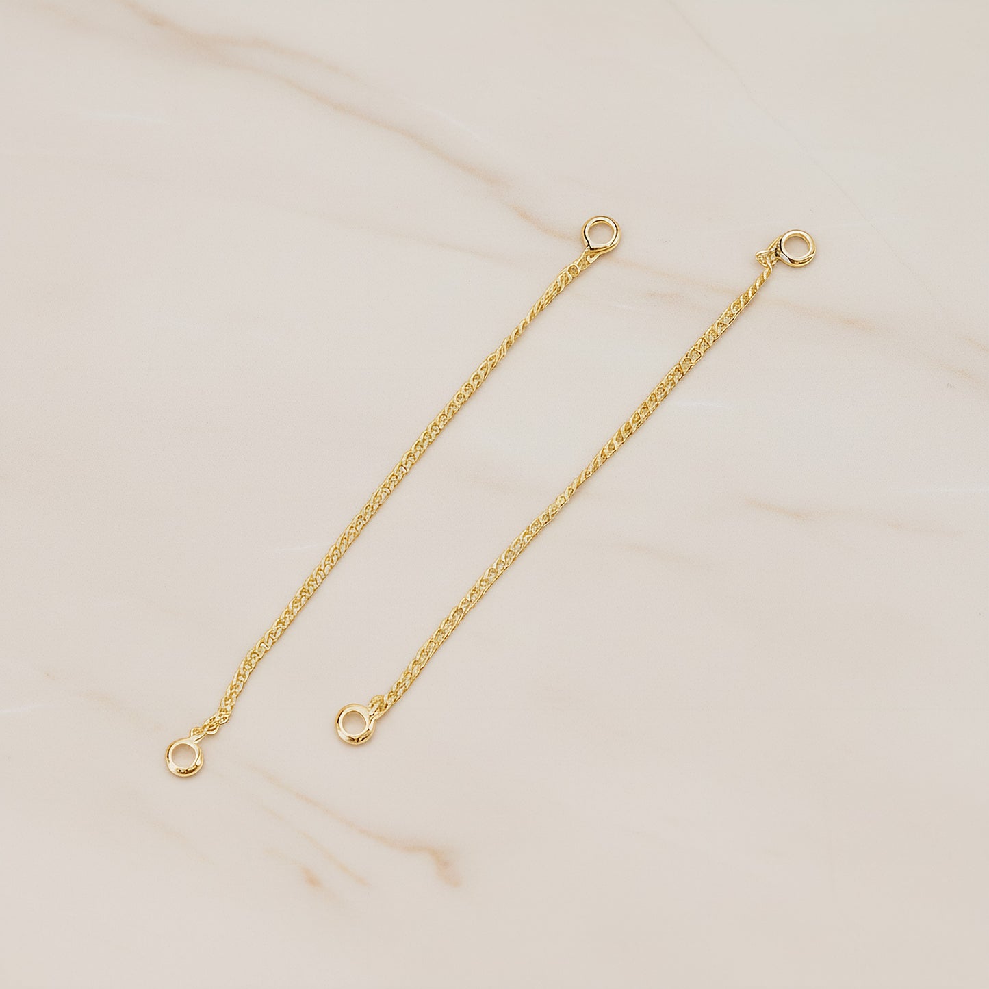 Cable Chain Connector with Double Loop Ends, 2 Pc (BA.272)