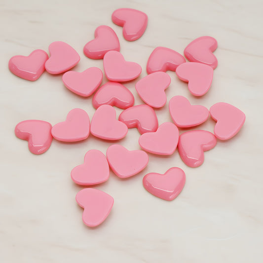 Skinny Heart Flat Back Cabochon, 10 Pc (CB.0020)