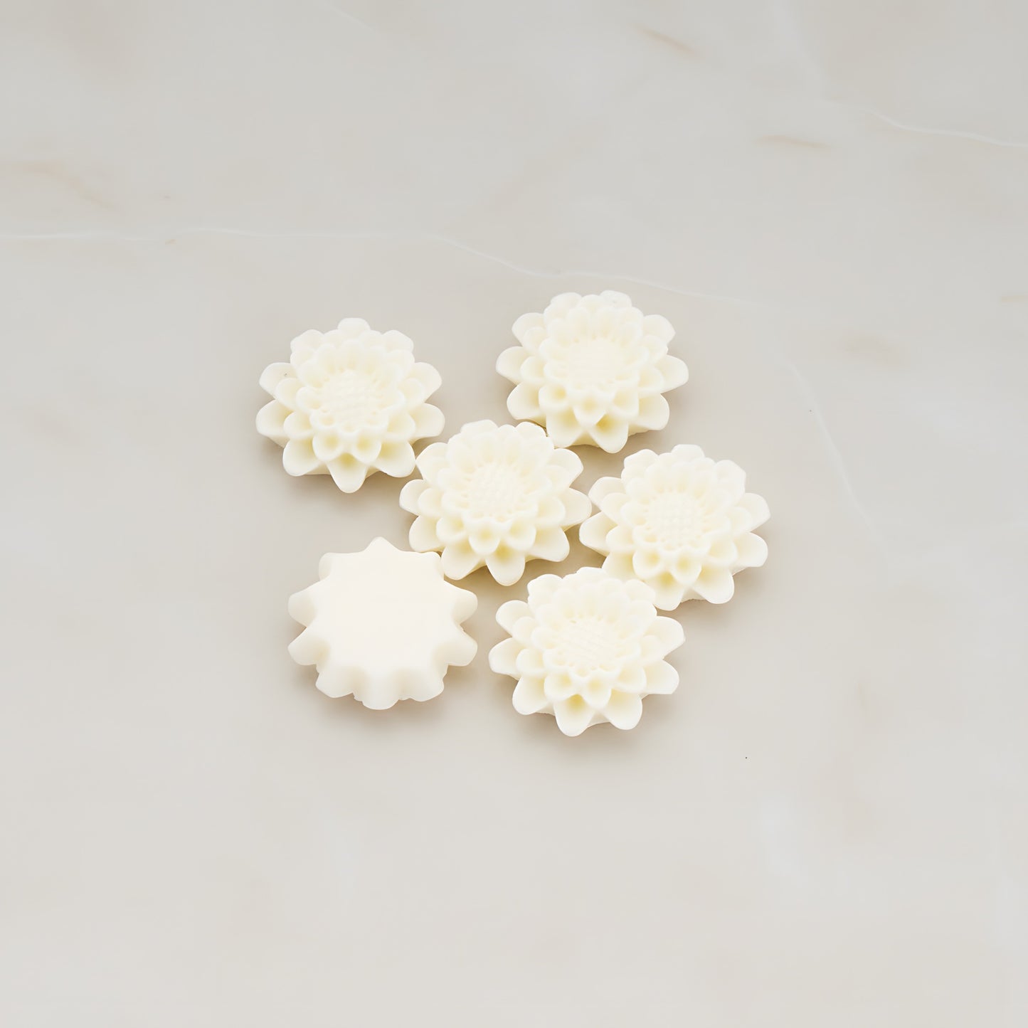 Small Sunflower Flat Back Cabochon, 4 Pc (CB.203-02)