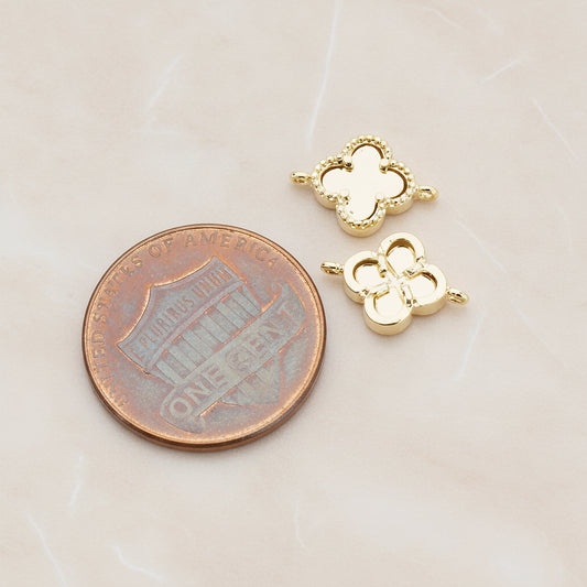 Four Leaf Clover Connector, 2 Pc (CN.117)