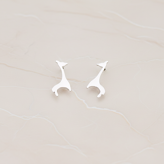 Tiny Giraffe Ear Post, 2 Pc (ER.005)