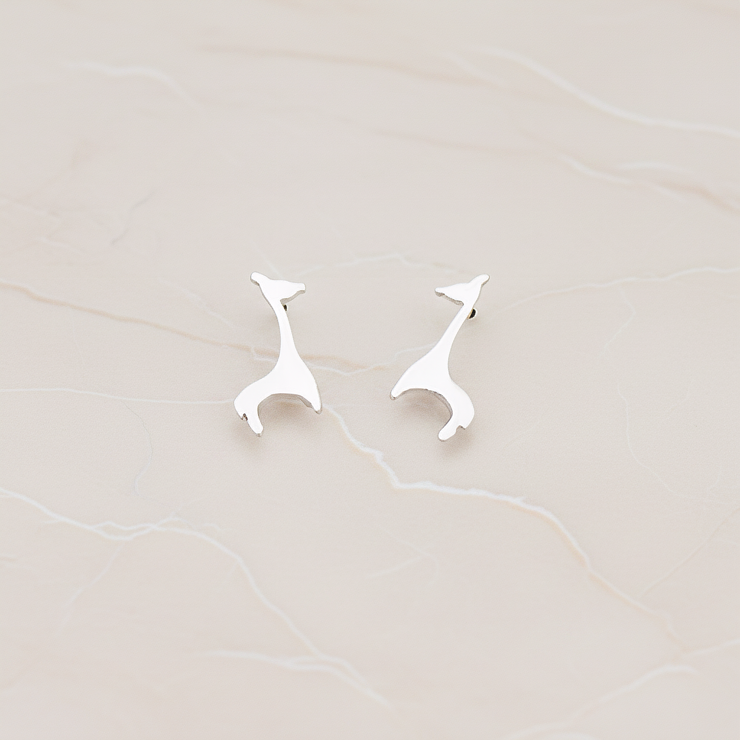 Tiny Giraffe Ear Post, 2 Pc (ER.005)