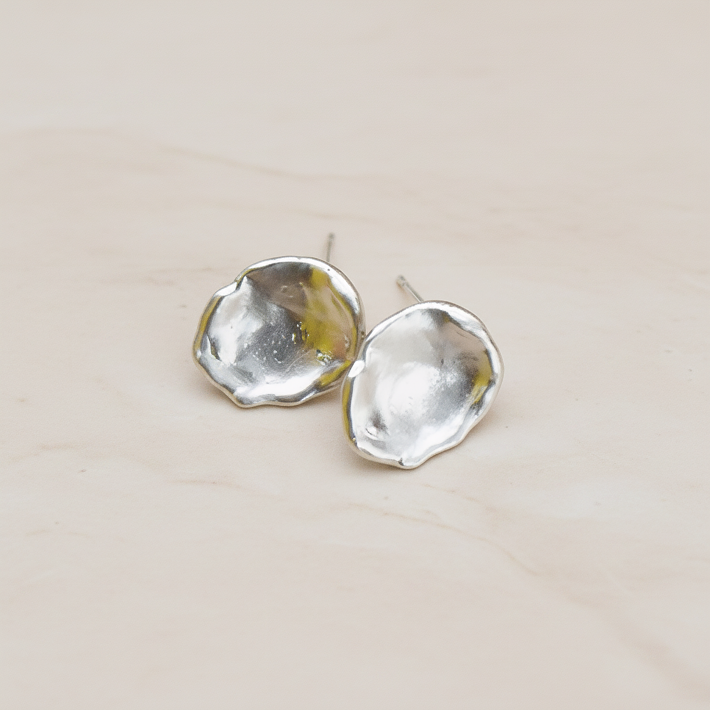 Organic Round Ear Post, 2 Pc (ER.163)