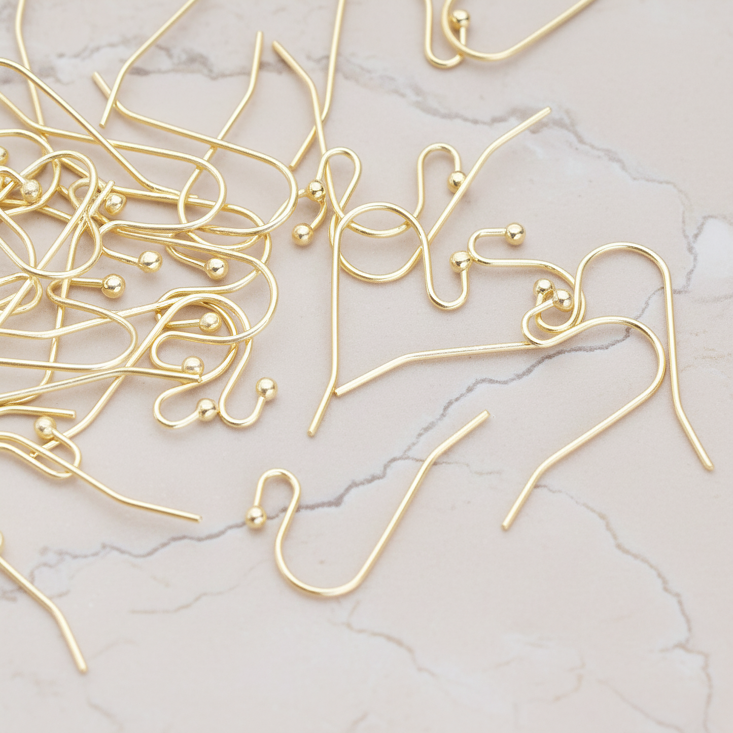 Ball End French Earwire, 10 Pc (ER.652)