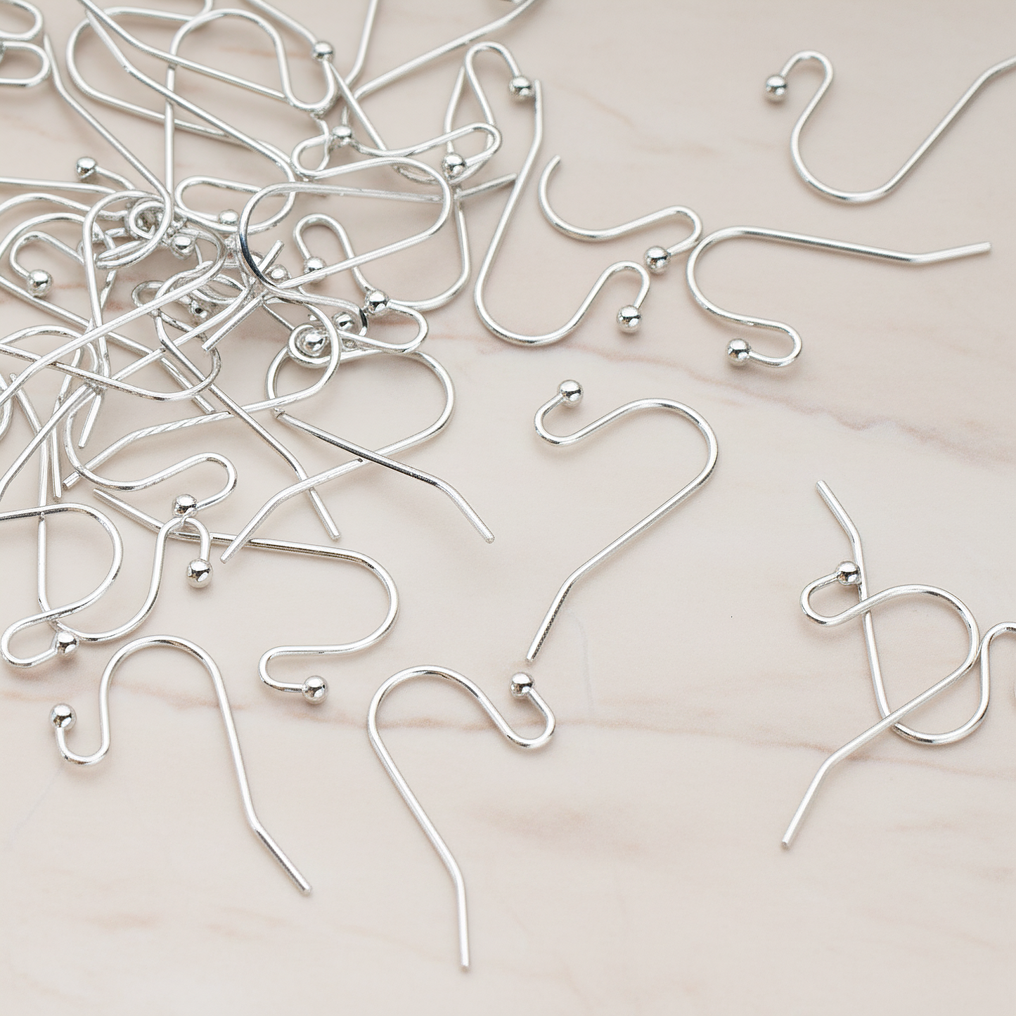 Ball End French Earwire, 10 Pc (ER.652)