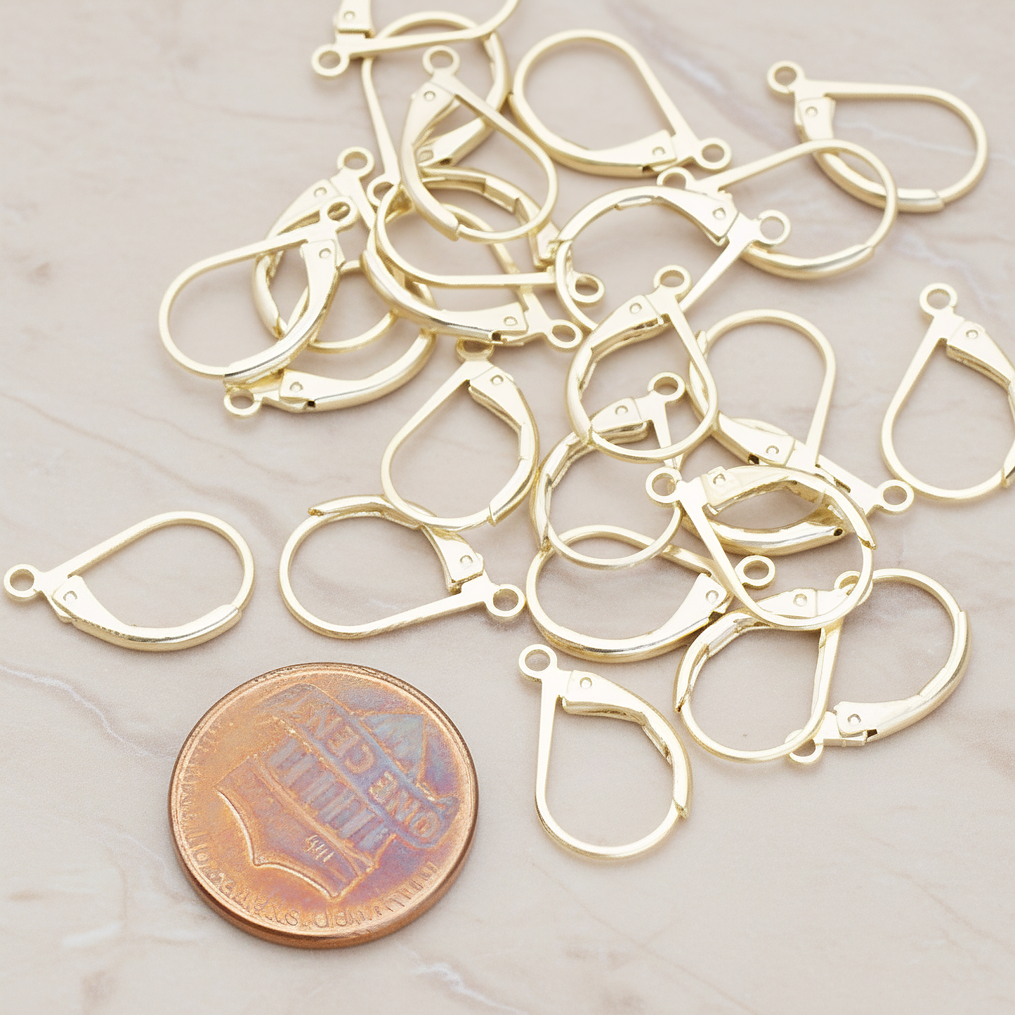 Large Leverback Ear Hook, 8 Pc - detail view 1 (ER.658-02)