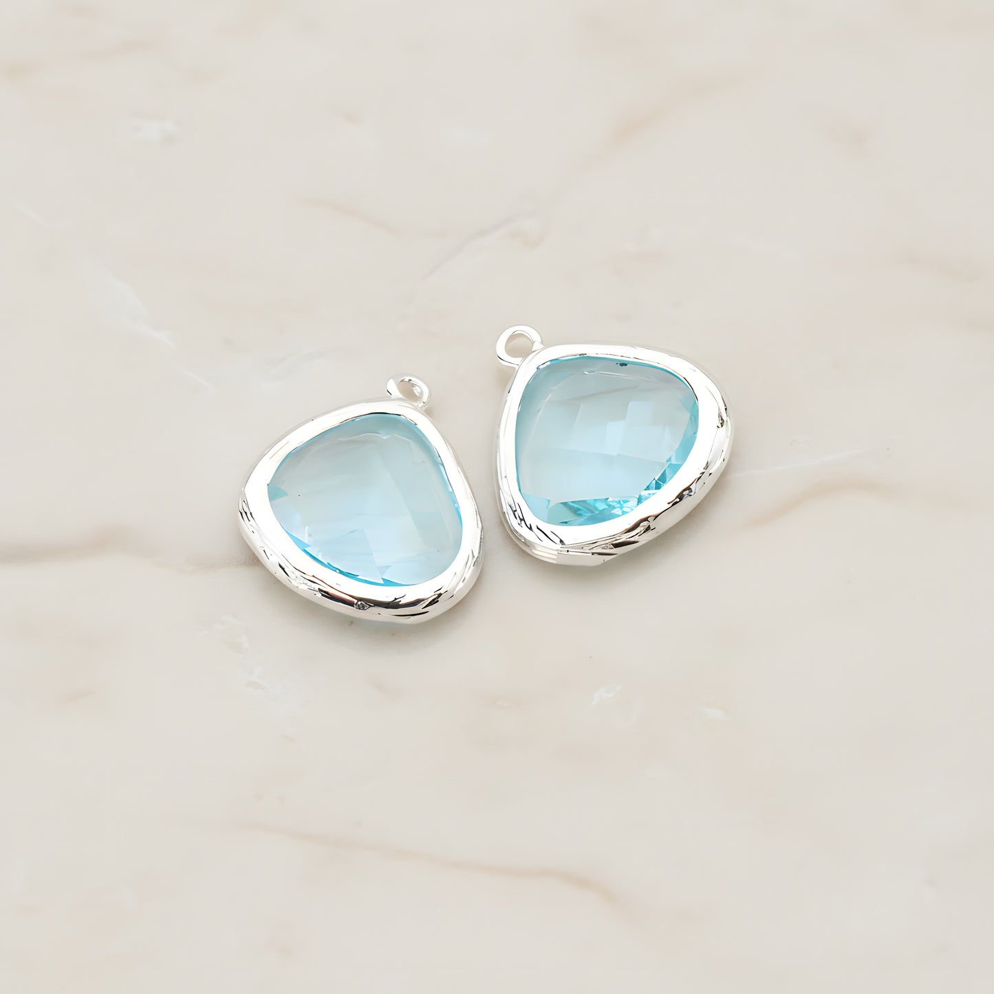 Organic Framed Glass Pendant, 2 Pc (FS.060)