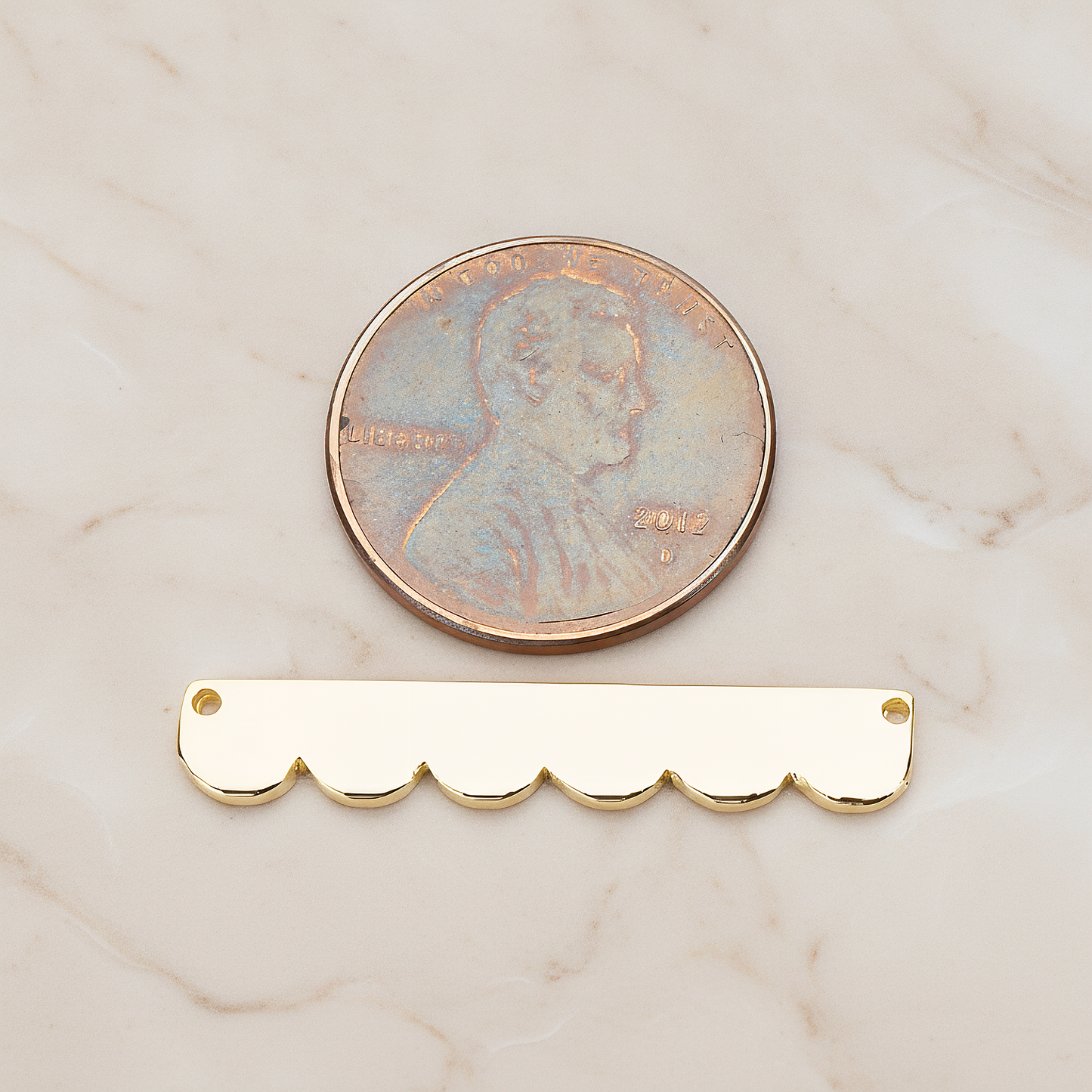 Long Bubble Cloud Ver.2 Pendant, 2 Pc on warm marble background (PD.1145)