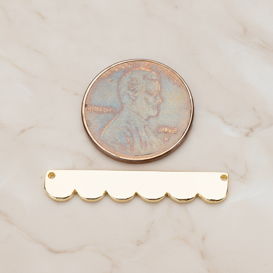 Long Bubble Cloud Ver.2 Pendant, 2 Pc on warm marble background (PD.1145)