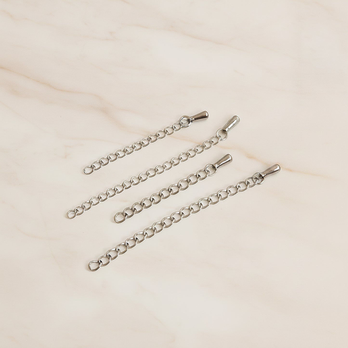Tail Extender Chain Surgical Steel Connector, 10 Pc (SG.146)