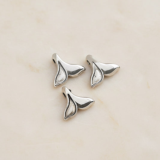 Dolphin Tail Surgical Steel Pendant, 1Pc - detail view 1 (SG.214)