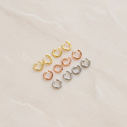 Round Surgical Steel 3mm Jump Ring, about 70pc (SG.237)