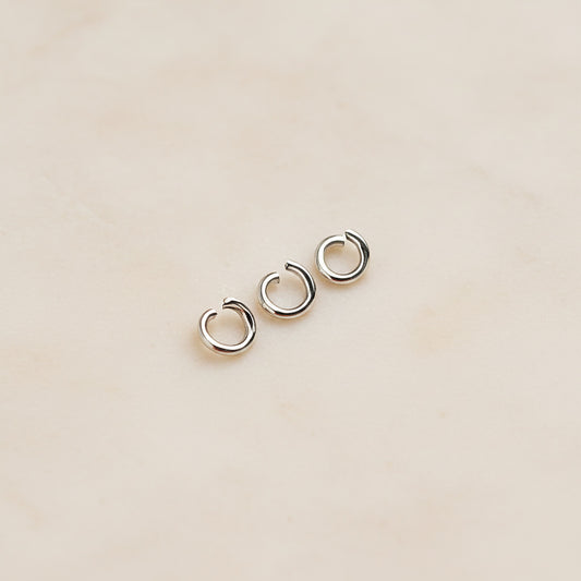 Round Surgical Steel 3.5mm Jump Ring, about 100pc (SG.239)