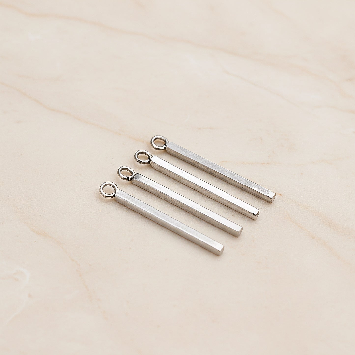 Stick Surgical Steel Pendant, 6 Pc - detail view 1 (SG.254)