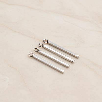 Stick Surgical Steel Pendant, 6 Pc - detail view 1 (SG.254)