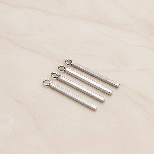 Stick Surgical Steel Pendant, 6 Pc - detail view 1 (SG.254)