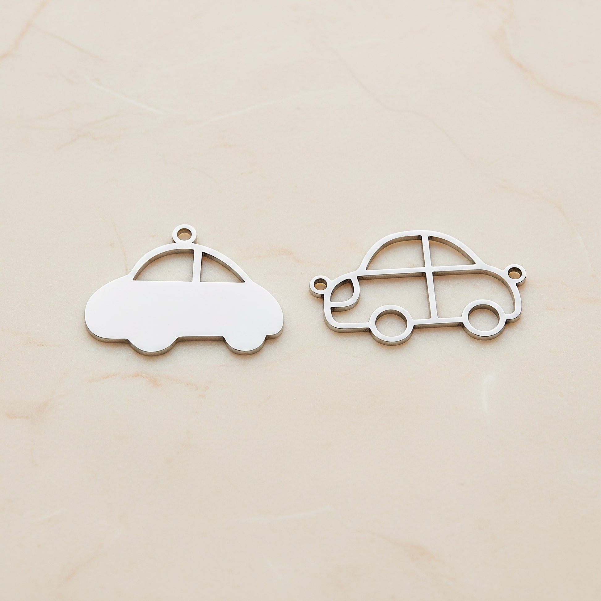 Car Surgical Steel Pendant, 1pc (SG.385)