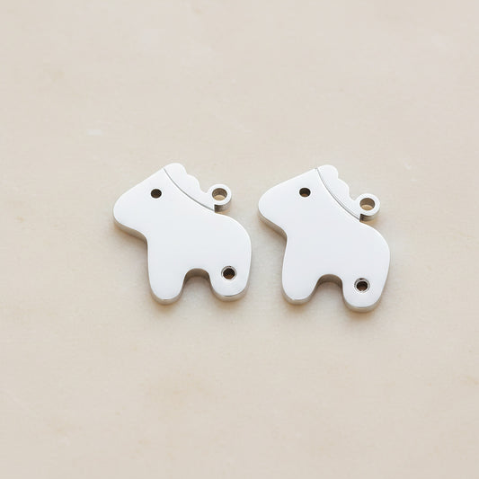 Pony Surgical Steel Pendant, 1pc (SG.384)