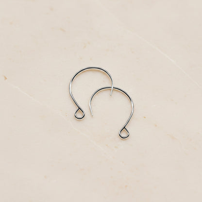 Balloon Fish Hook Surgical Steel Ear Wires, 2 pc - detail view 1 (SG.604)