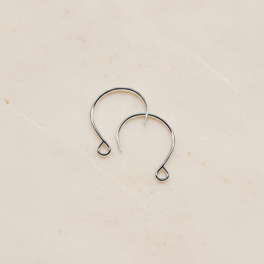 Balloon Fish Hook Surgical Steel Ear Wires, 2 pc (SG.604)