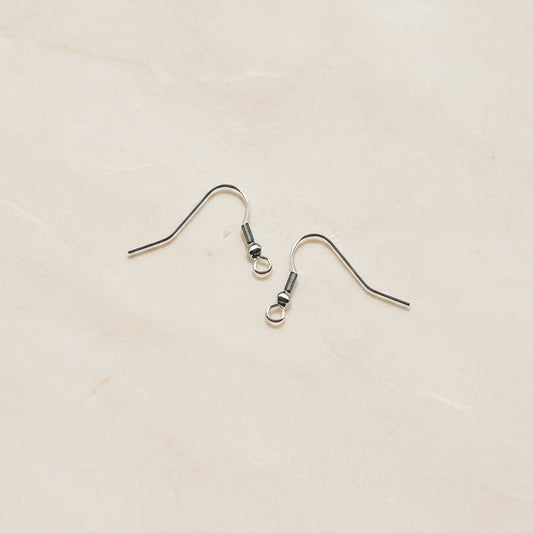 Ball Fish Hook Surgical Steel Earring Wires, 4 pc (SG.605)
