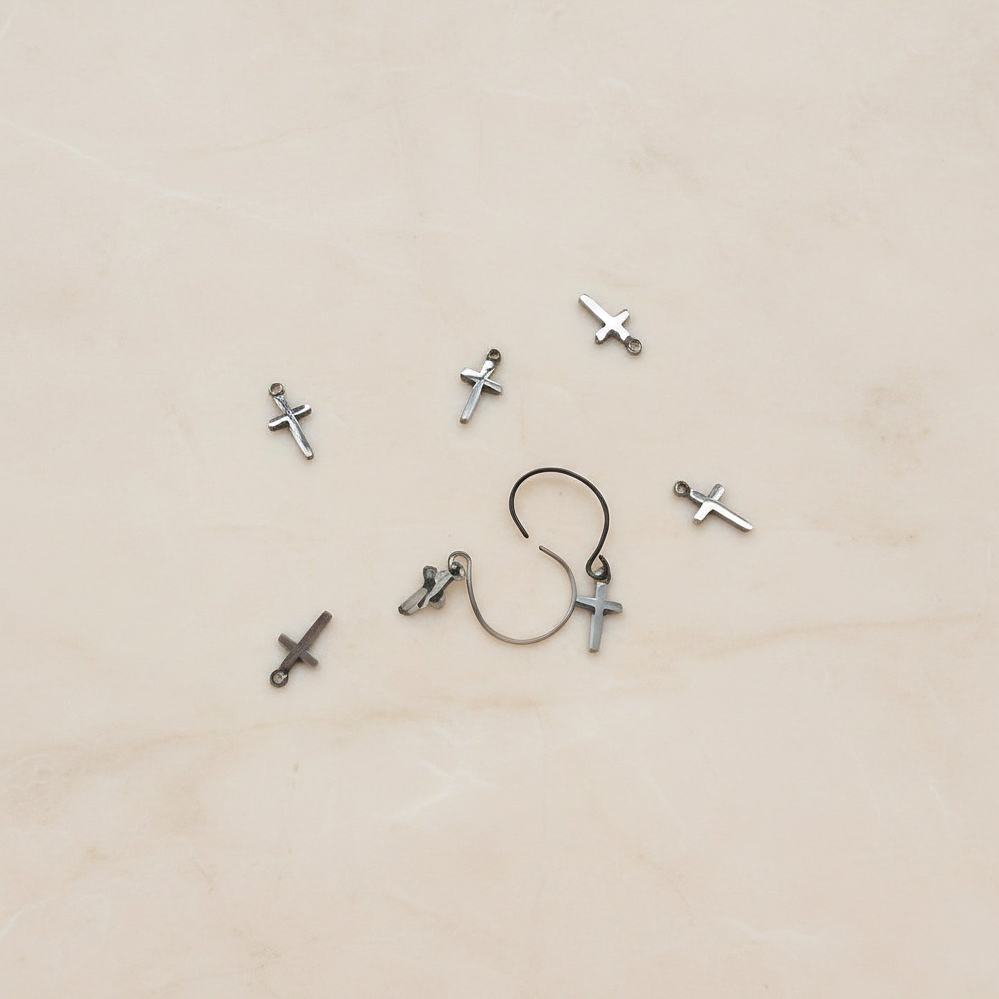 Balloon Fish Hook Surgical Steel Ear Wires, 2 pc - detail view 2 (SG.604)