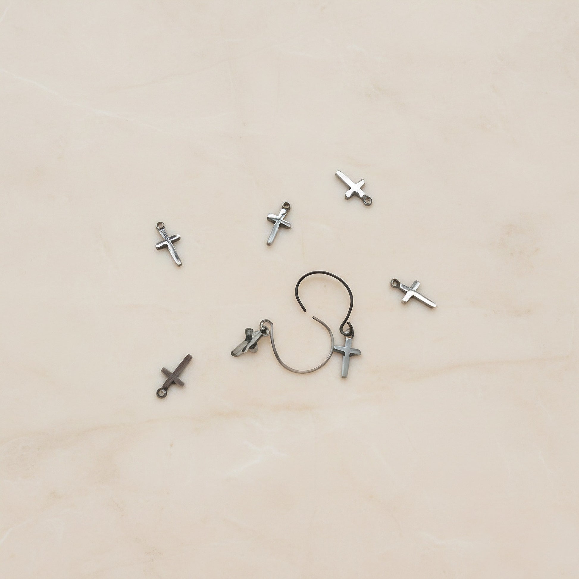 Balloon Fish Hook Surgical Steel Ear Wires, 2 pc - detail view 2 (SG.604)