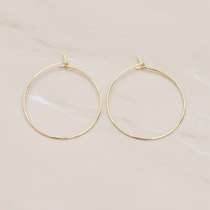 30mm Hoop Earwire, 6 Pc (ER.660)