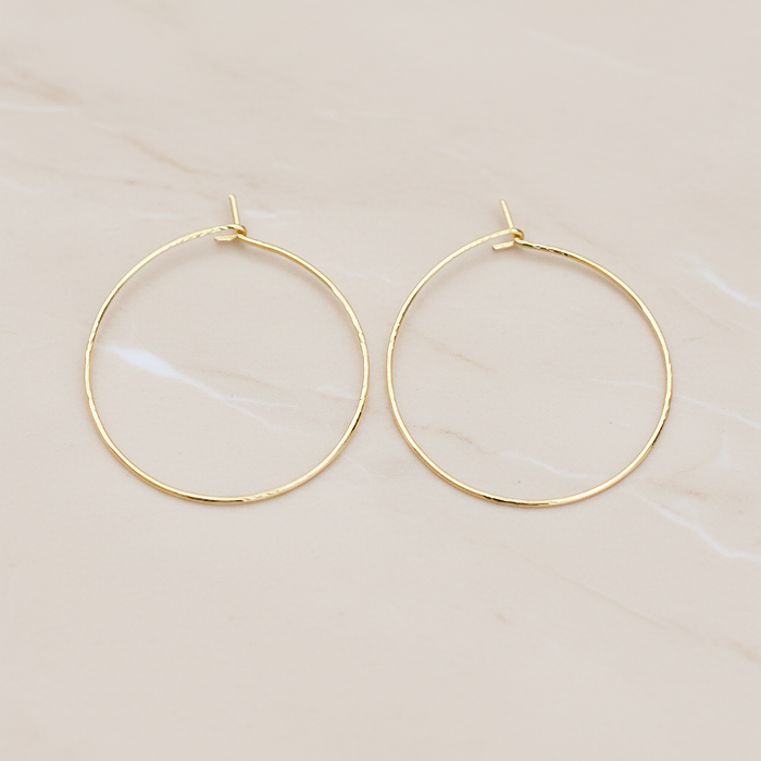 30mm Hoop Earwire, 6 Pc (ER.660)