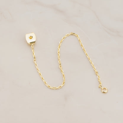Chain with Butterfly Earnut and End Loop, 2 Pc (BA.287)