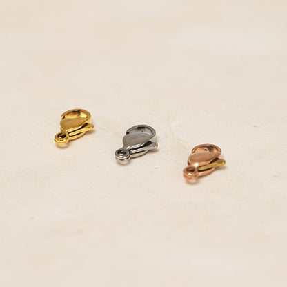Lobster Claw Surgical Steel 12mm Clasp, 4 pc (SG.562)