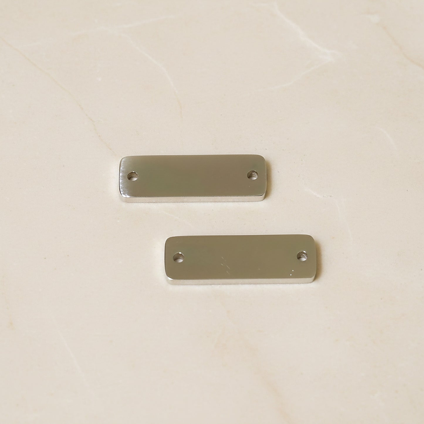 Rectangle Bar Surgical Steel Connector, 1 pc - detail view 1 (SG.523)