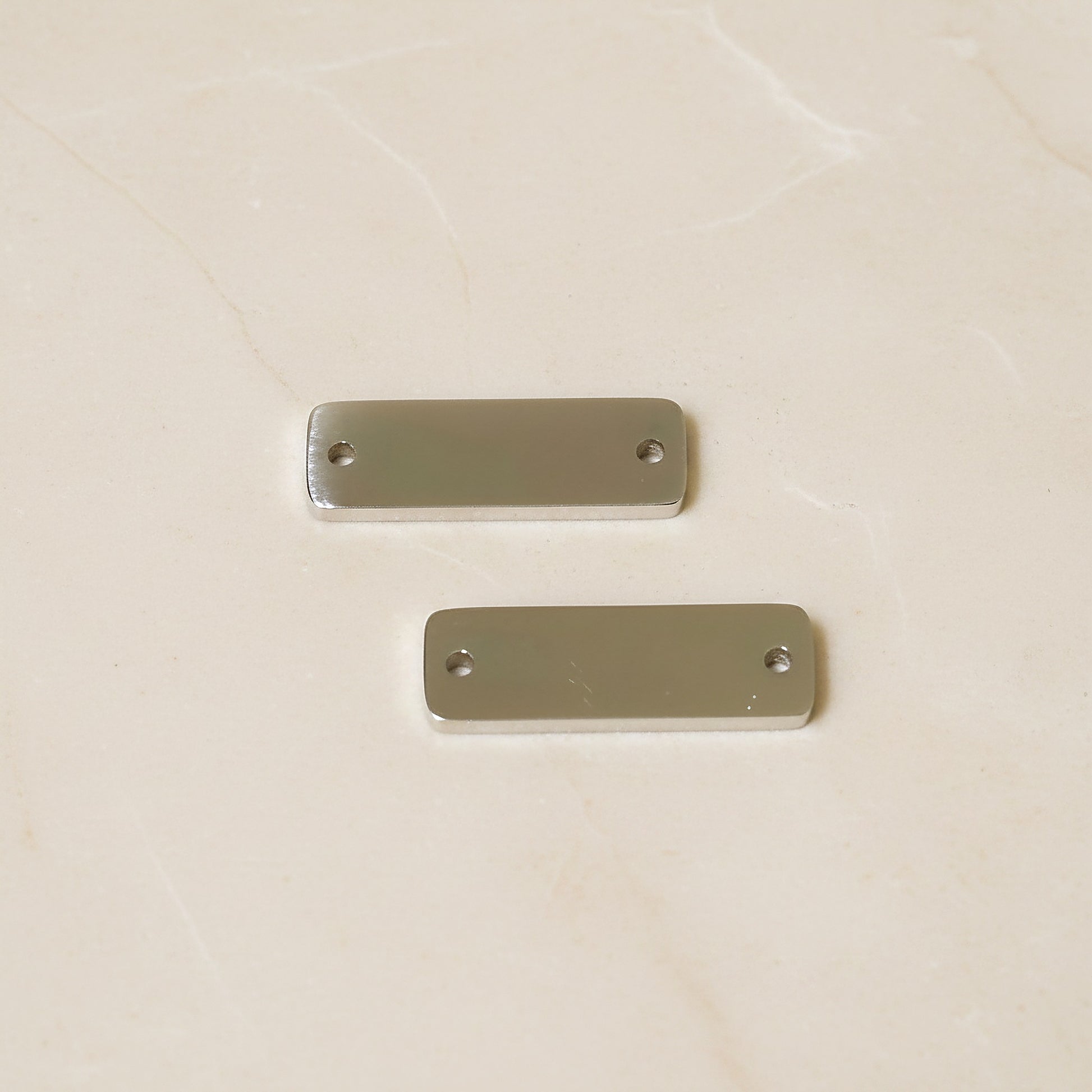Rectangle Bar Surgical Steel Connector, 1 pc - detail view 1 (SG.523)