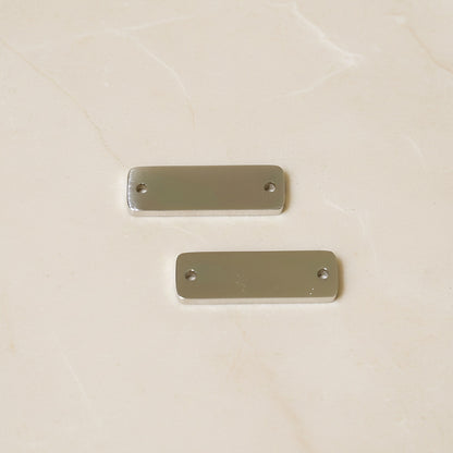 Rectangle Bar Surgical Steel Connector, 1 pc - detail view 1 (SG.523)