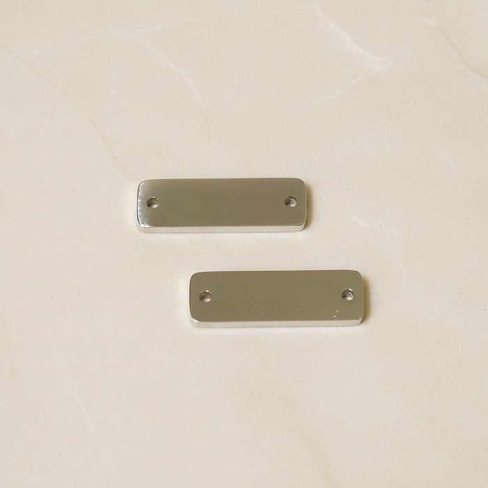 Rectangle Bar Surgical Steel Connector, 1 pc - detail view 1 (SG.523)