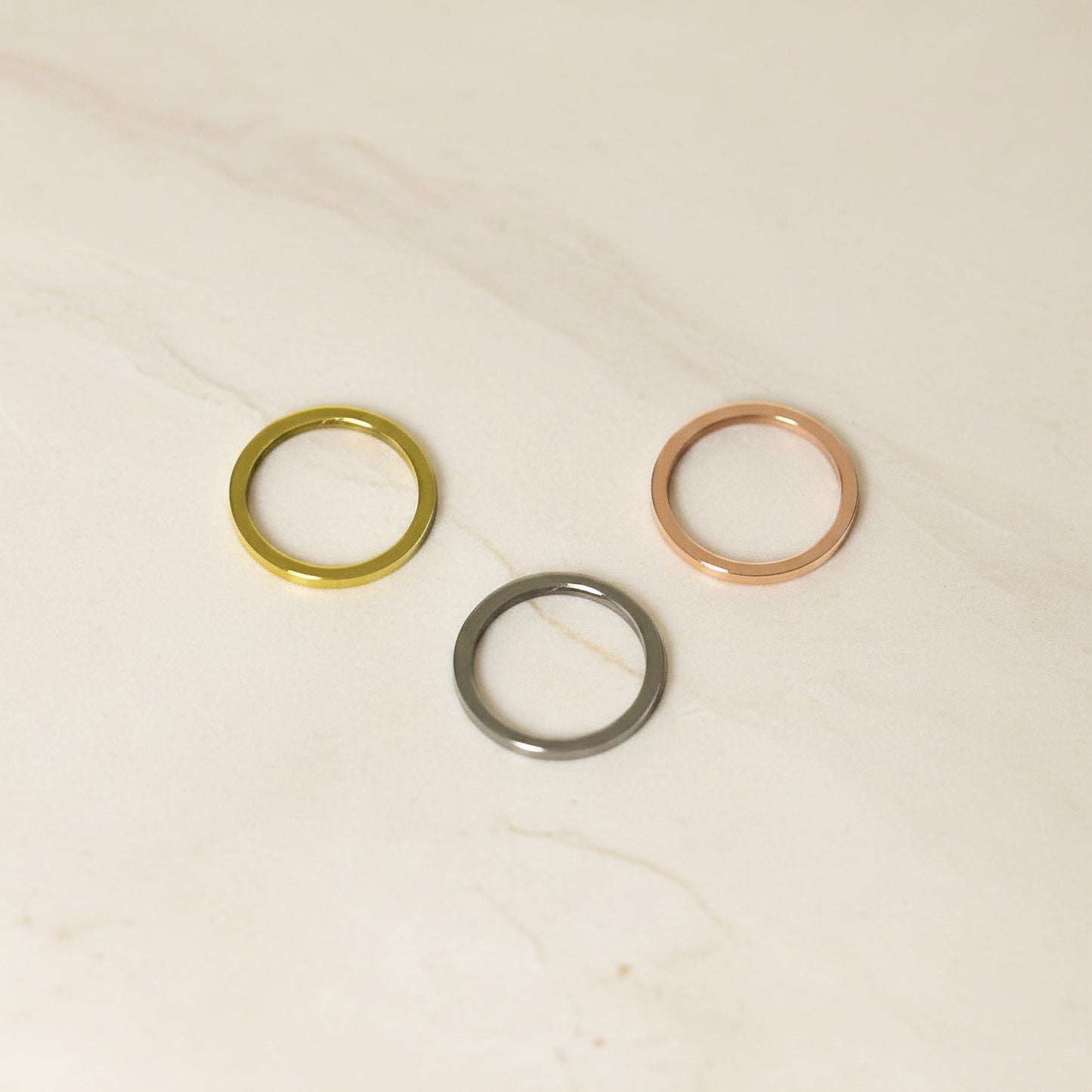 Round Surgical Steel 15mm Ring Pendant, 1 pc - detail view 1 (SG.544)