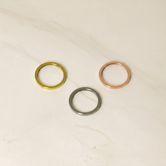 Round Surgical Steel 15mm Ring Pendant, 1 pc (SG.544)