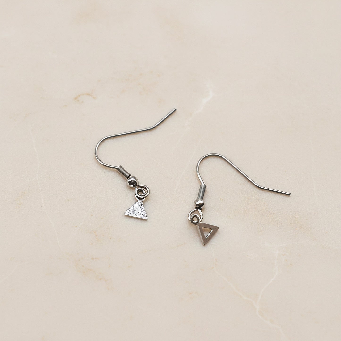 Ball Fish Hook Surgical Steel Earring Wires, 4 pc - detail view 3 (SG.605)