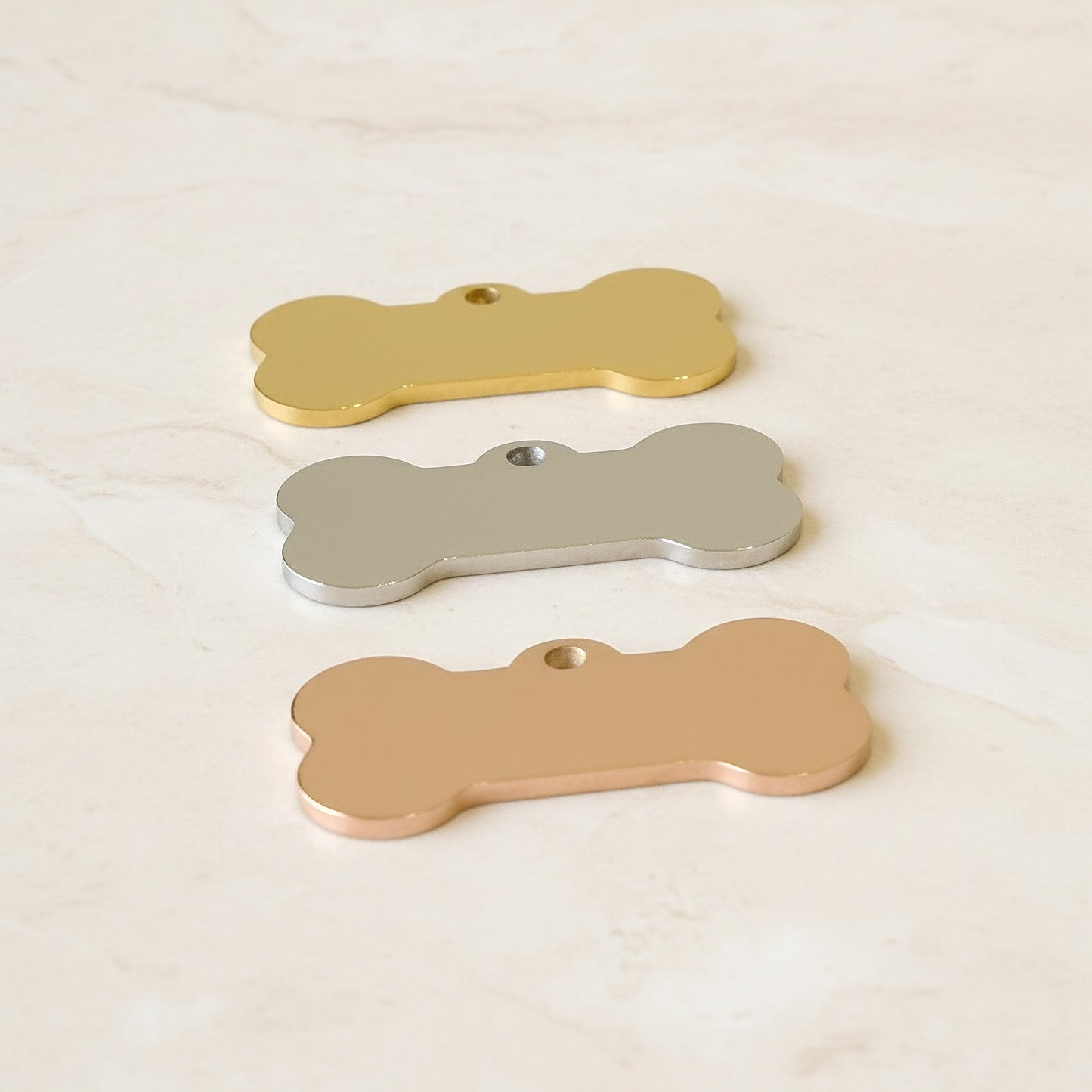 Dog Bone Surgical Steel Pendant, 1 pc - detail view 3 (SG.527)