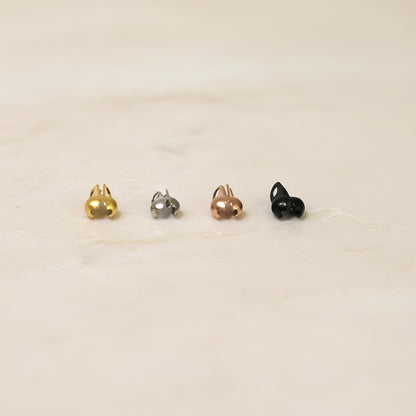Ballcap Surgical Steel 2 mm Bead Tip, 4 pc - detail view 3 (SG.561)