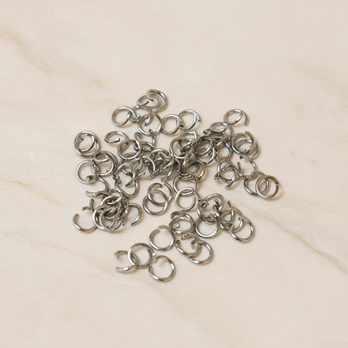 O-ring Surgical Steel 0.5x3.5 mm Jump Ring, 20 pc - detail view 3 (SG.560)